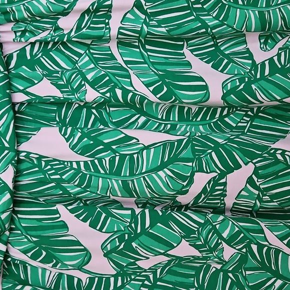 Lilly Pulitzer Parigi Skorts Romper Let’s Go Bananas Sz L Green & Pink - Picture 2 of 6